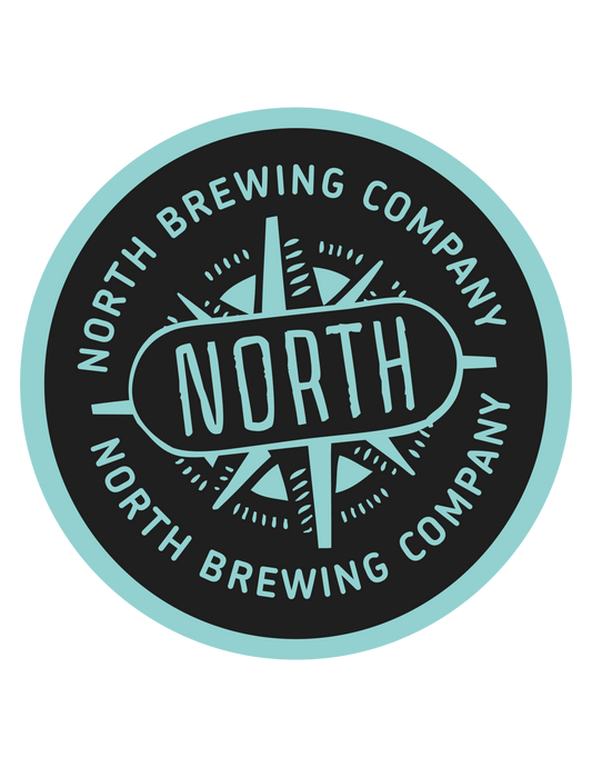 North Circle Compass Sticker